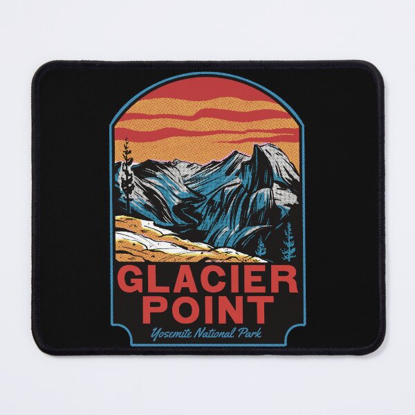 Item preview, Glacier Point Yosemite Valley California Retro designed and sold by HalpinDesign.