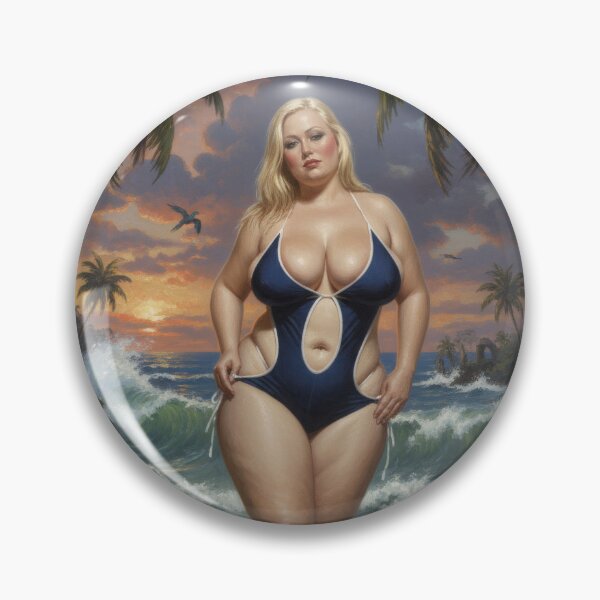 Artikelvorschau, Blonde Frau im Bikini entworfen und verkauft von Chubby Chase.