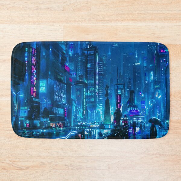 Item preview, Cyberpunk Sci Fi City designed and sold by SofiaStutio.