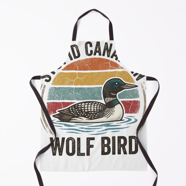 Aperçu de l'œuvre Stupid Canadian Wolf Bird – Funny Surreal Animal Art créée et vendue par Inkvado.