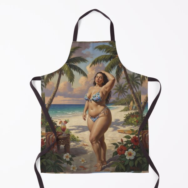 Item preview, Latin chubby lady in paradise. designed and sold by Chubby Chase.