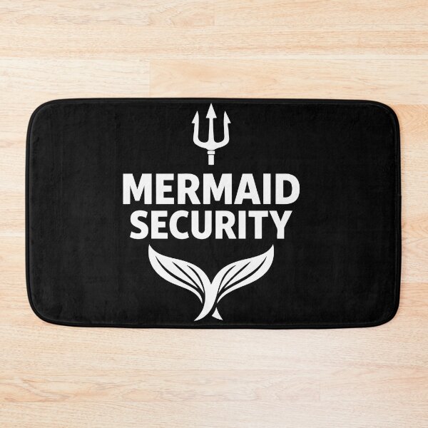 Item preview, Mermaid Security - Funny Minimalist Ocean Myth Illustration designed and sold by FamaPod.