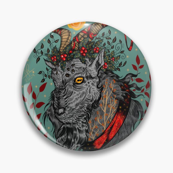 Item preview, Yule Goat designed and sold by Art by Rebeka Nagy.
