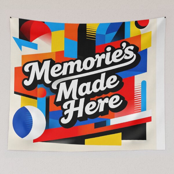 Item preview, Memories Made Here Colorful Travel Design designed and sold by FreeFromDefault.