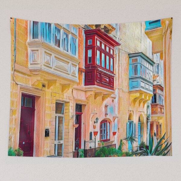 Item preview, Valetta Streets, Malta designed and sold by SofiaStutio.