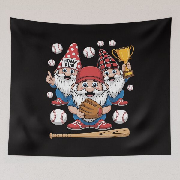 Item preview, Gnome Baseball Cute Sports Player Fan Pitcher Catcher designed and sold by PattonJillian.
