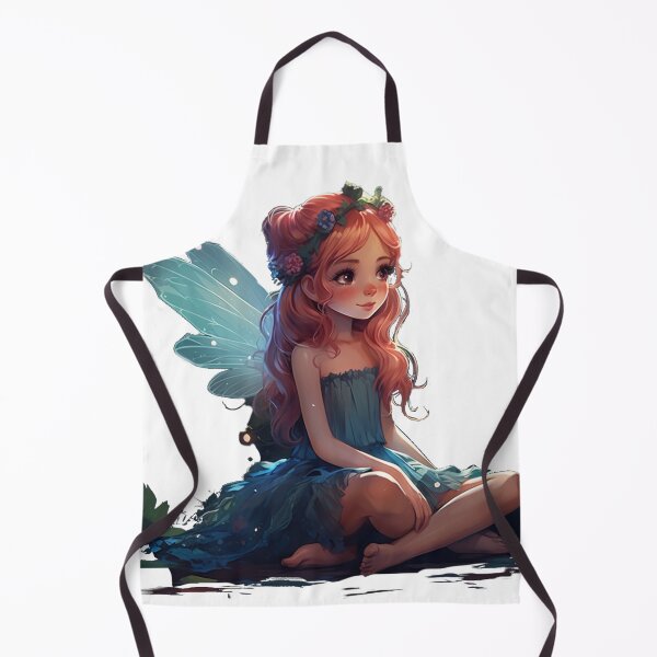 Item preview, Beautiful fairy with flower wreath designed and sold by MZ-Wunderwelt.