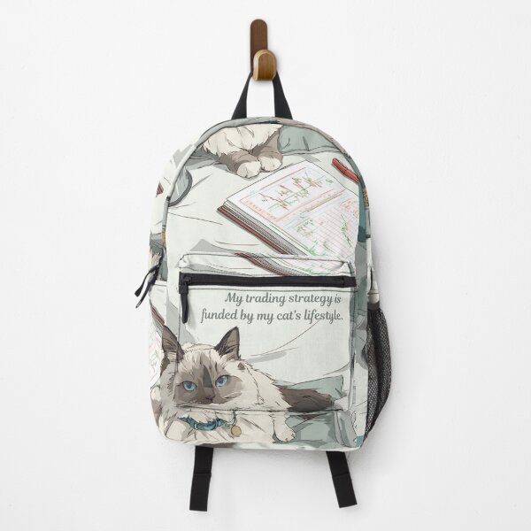 Item preview, Cat Trader Life – Trading to Fund My Cat designed and sold by Kovrika.
