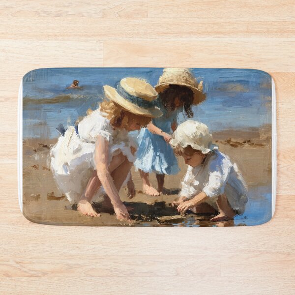 Item preview, Children Playing by the Beach designed and sold by lautir.