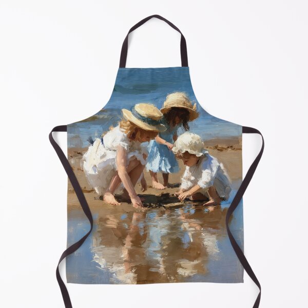 Item preview, Children Playing by the Beach designed and sold by lautir.