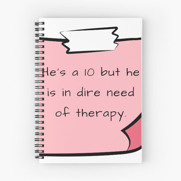 Item preview, Book Boyfriend Daily Notes | He's a 10 but... designed and sold by Nyxander's Bookish Catalogue.