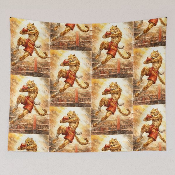 Item preview, Muay Thai Cheetah Warrior designed and sold by Sarcastic designs.