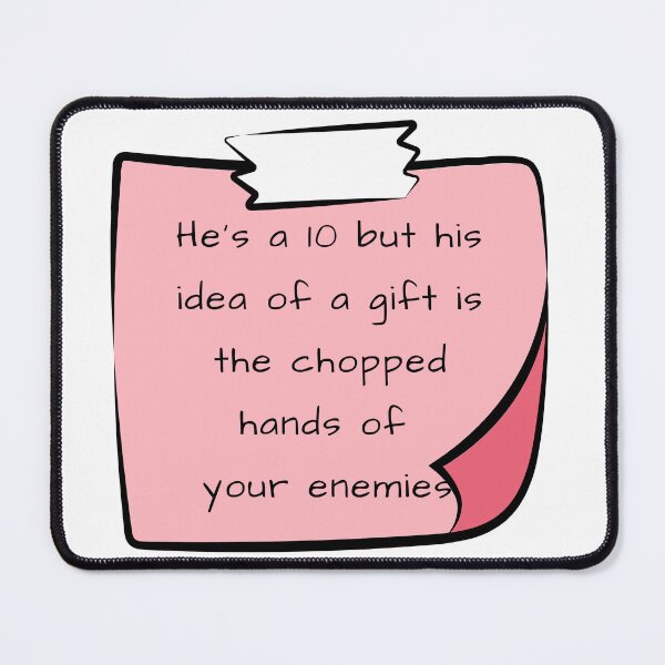 Item preview, Book Boyfriend Daily Notes #2 | He's a 10 but... designed and sold by Nyxander's Bookish Catalogue.