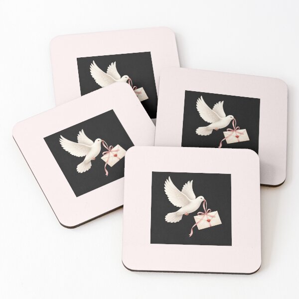 Item preview, Delivered with Love – Dove Carrying a Love Letter designed and sold by Novel Works Studio.