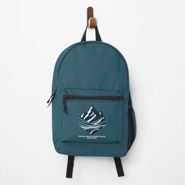 Item preview, Dreams Begin Where Roads Disappear Adventure Design designed and sold by ZORYVA Studio.