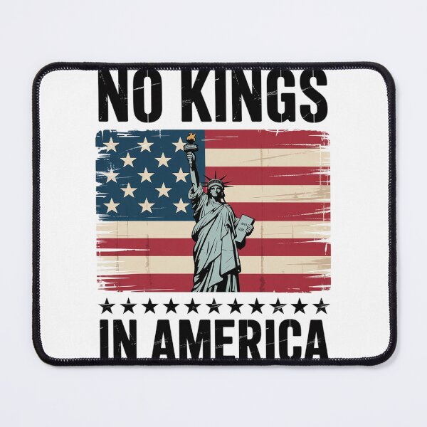 Item preview, no kings in america flag Protest Save Democracy 2 designed and sold by joyouartArt.