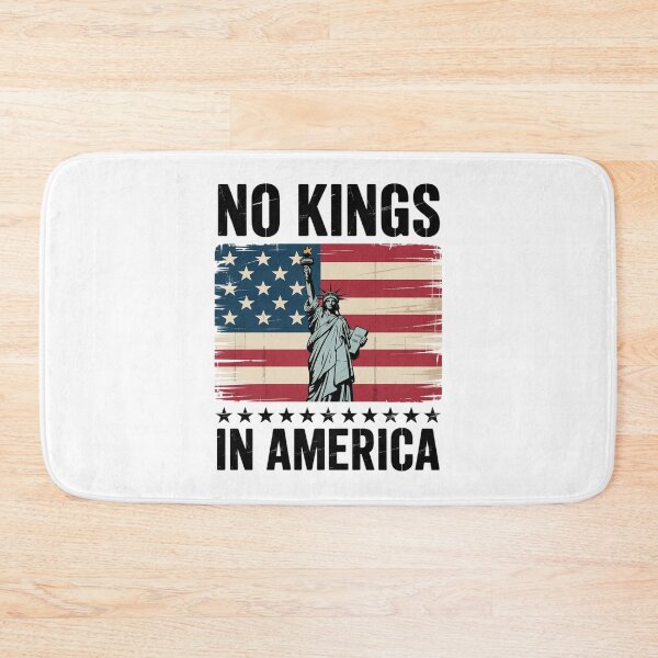 Item preview, no kings in america flag Protest Save Democracy 2 designed and sold by joyouartArt.