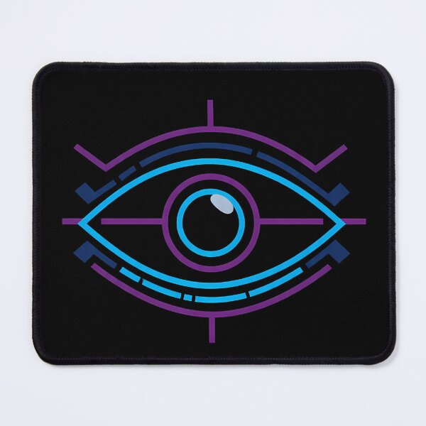 Item preview, Minimal Cyber Eye – Futuristic Tech T-Shirt designed and sold by etuvibes.