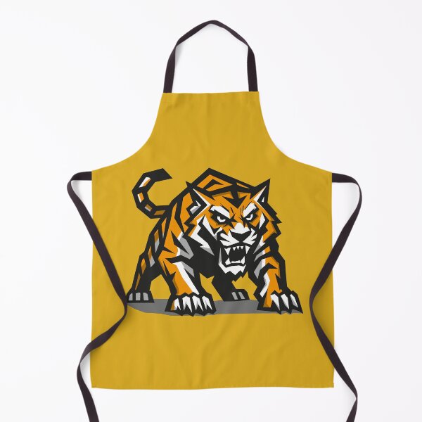 Item preview, Angry Tiger with Sharp Lines – Geometric Fierce Tiger Illustration designed and sold by MerlinWear.