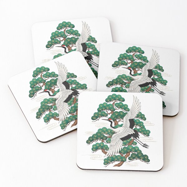Item preview, Traditional Japanese Crane and Pine designed and sold by SholoStudio.