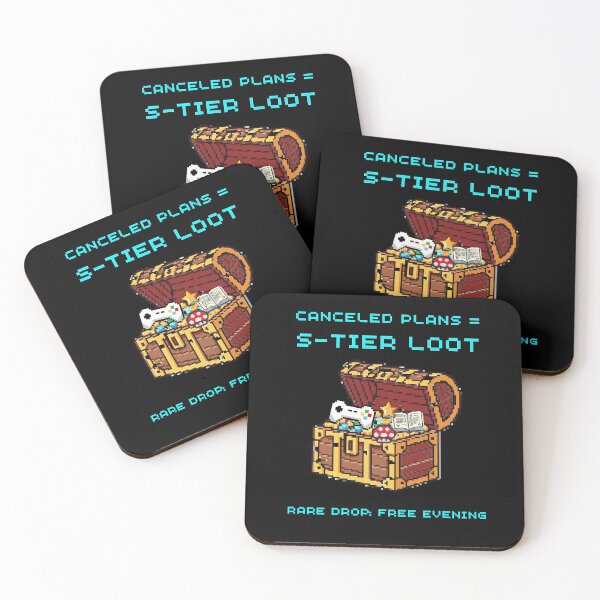 Item preview, Canceled Plans S-Tier Loot — Funny Introvert Gamer Gift — Rare Drop Humor designed and sold by Retro Gamer Gifts.