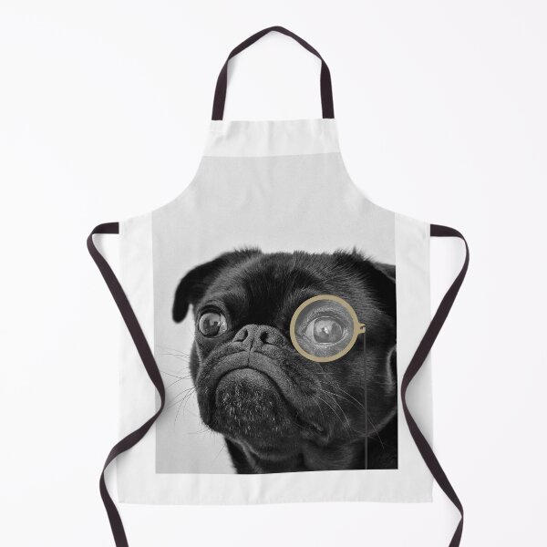 Item preview, Pug with Monocle Design designed and sold by CarefulCreation.