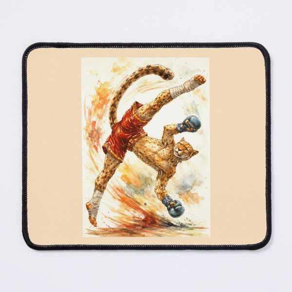 Item preview, Muay Thai Cheetah High Kick designed and sold by Sarcastic designs.