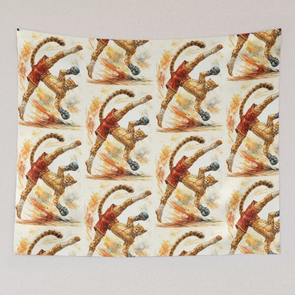Item preview, Muay Thai Cheetah High Kick designed and sold by Sarcastic designs.
