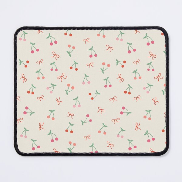 Item preview, Coquette tiny cherries and bows | Valentine cute cream design designed and sold by Illustrated by Nat.