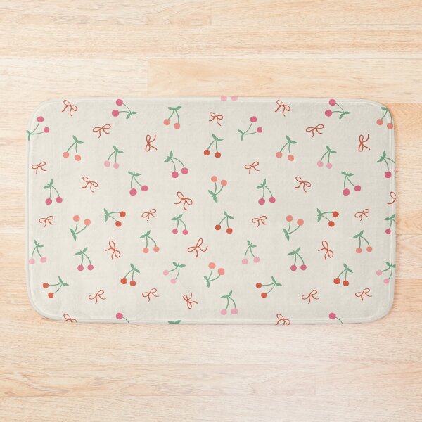 Item preview, Coquette tiny cherries and bows | Valentine cute cream design designed and sold by Illustrated by Nat.