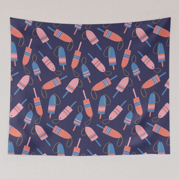Item preview, Oh Buoy! (Purple) designed and sold by Rebecca Scott Design.