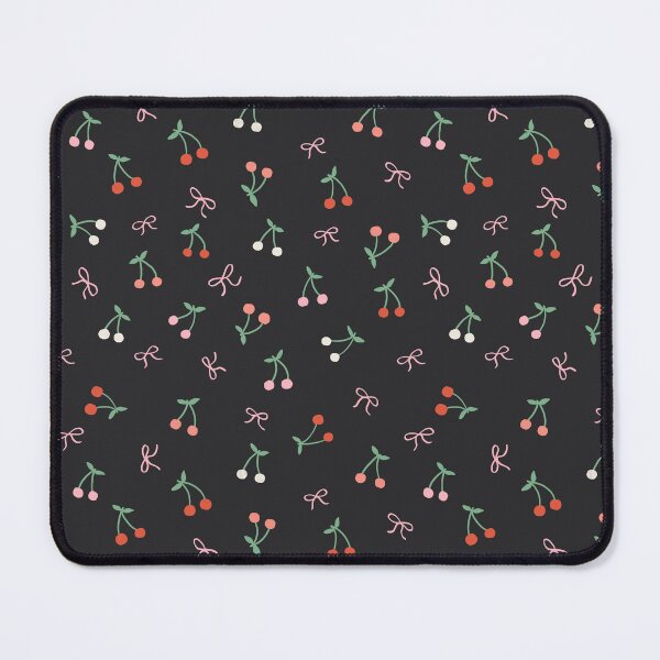 Item preview, Coquette tiny cherries and bows | Valentine cute black design designed and sold by Illustrated by Nat.