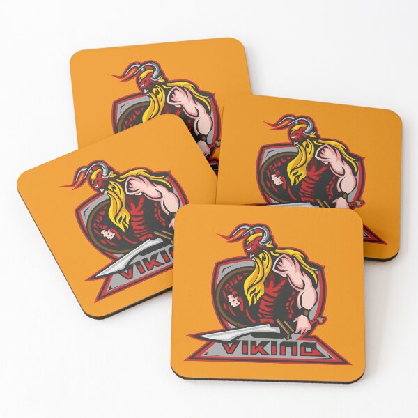 Item preview, Viking Warrior Mascot Logo – Fierce Norse Fighter Emblem Design designed and sold by MerlinWear.