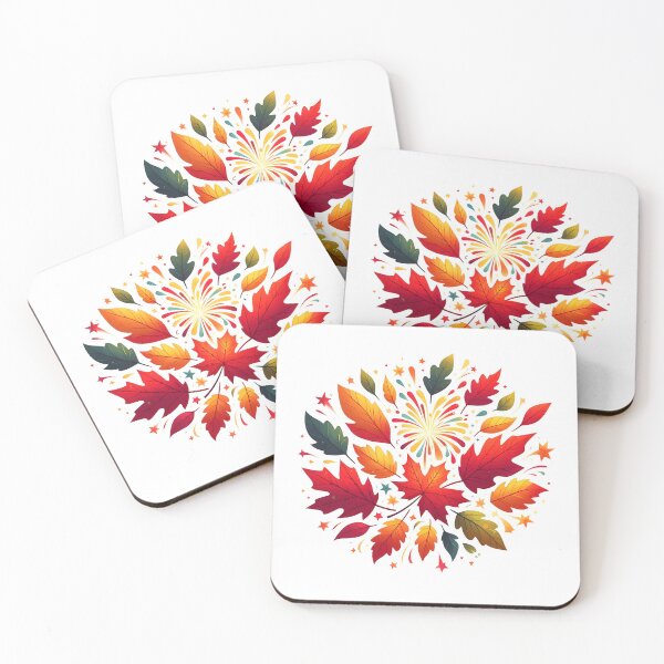 Item preview, Splashed Colourful Leaves, Ai Generated Art  designed and sold by ACC .