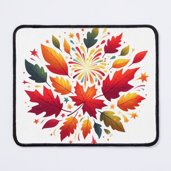 Item preview, Splashed Colourful Leaves, Ai Generated Art  designed and sold by ACC .