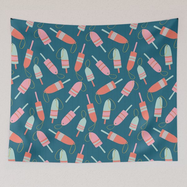 Item preview, Oh Buoy! (Teal) designed and sold by Rebecca Scott Design.