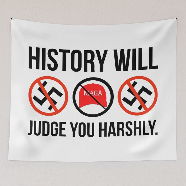 Item preview, History will judge you harshly.  designed and sold by Rachel the Artist .