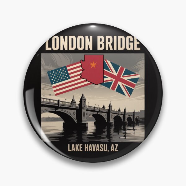Item preview, London Bridge Lake Havasu Flag designed and sold by PattonJillian.