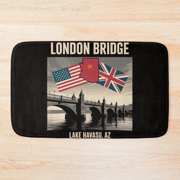 Item preview, London Bridge Lake Havasu Flag designed and sold by PattonJillian.