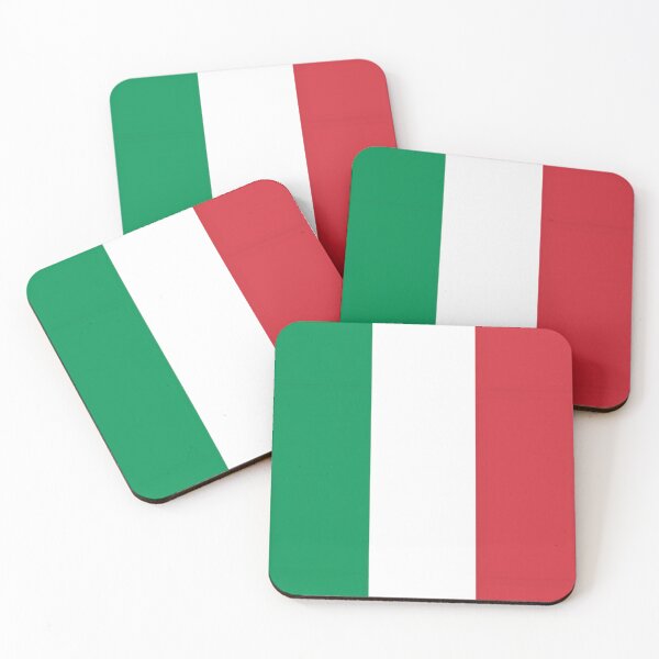 Item preview, Italian Tricolour Flag – Green White Red Minimal Design designed and sold by tokyojeff.