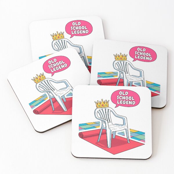 Item preview, Plastic patio chair with crown and red carpet designed and sold by Yeicoboo.