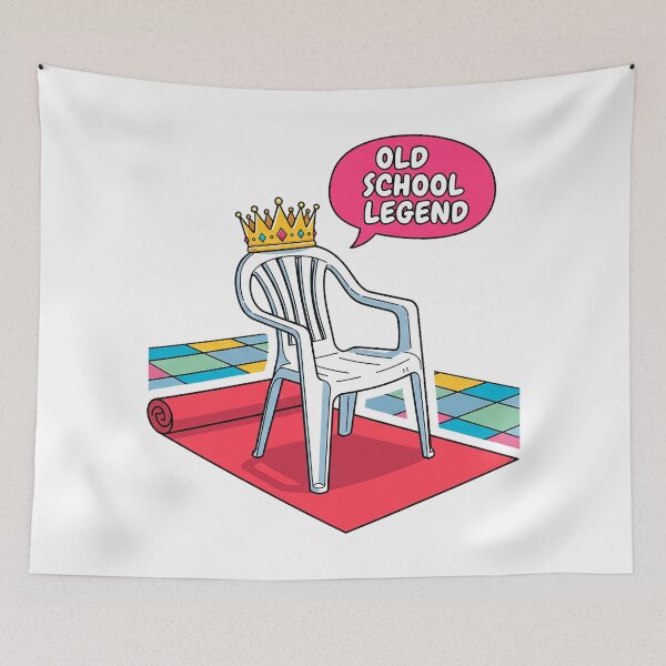 Item preview, Plastic patio chair with crown and red carpet designed and sold by Yeicoboo.