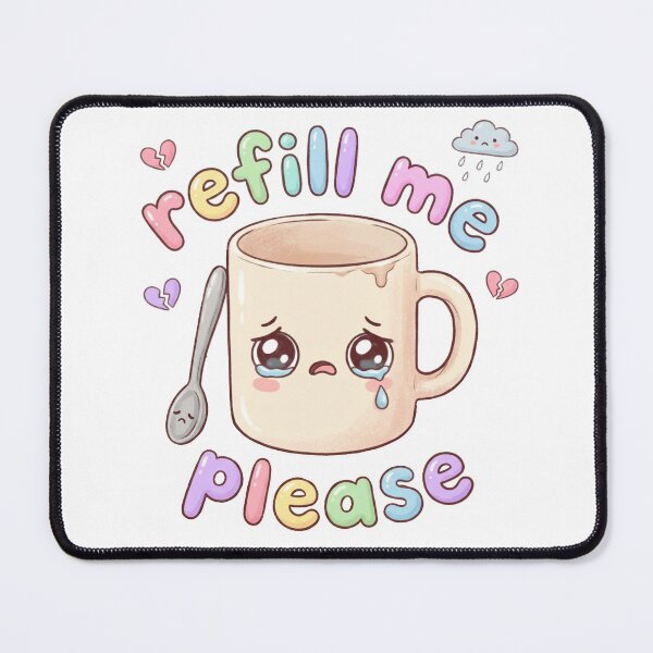 Item preview, Adorable Coffee Mug: Refill Me Please designed and sold by Born to Flow.