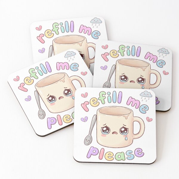 Item preview, Adorable Coffee Mug: Refill Me Please designed and sold by Born to Flow.