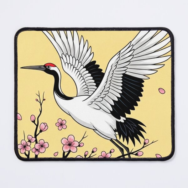 Item preview, Ukiyo-e Mount Fuji Crane Art designed and sold by SholoStudio.