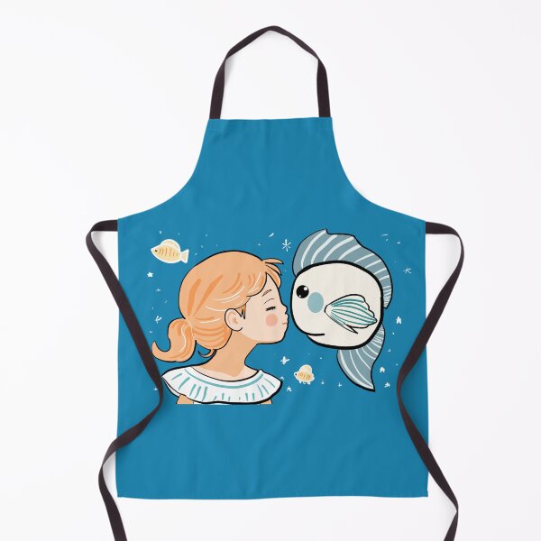 Item preview, A Girl and a Fish designed and sold by RioCariocaClub.