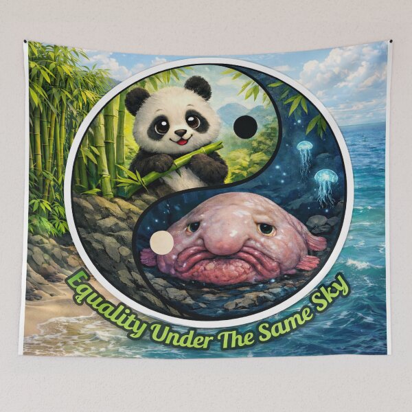 Item preview, “Equal Under the Same Sky” designed and sold by Fuskiss.