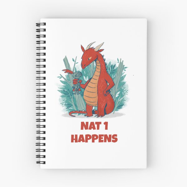 Item preview, Nat 1 Happens Funny D&D T-Shirt designed and sold by DrewsterRoo.