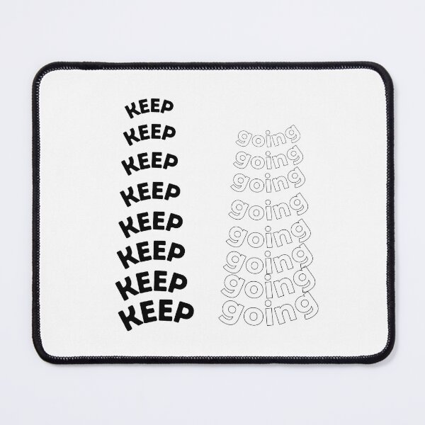 Item preview, Keep Going - Retro Wavy Motivational Typography designed and sold by birleşik zevkler.