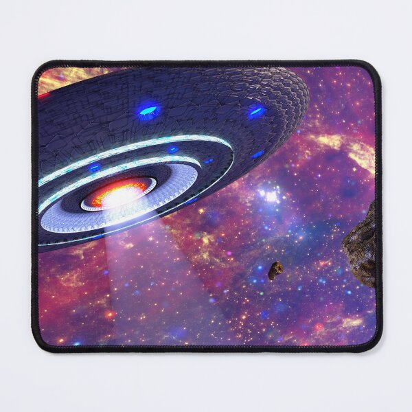 Item preview, Mysterious UFO Flying Through Deep Space designed and sold by flashishoop.